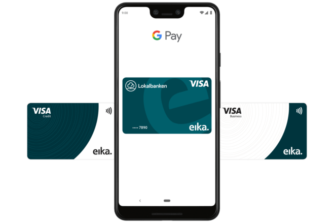 Våre kort i Google Pay